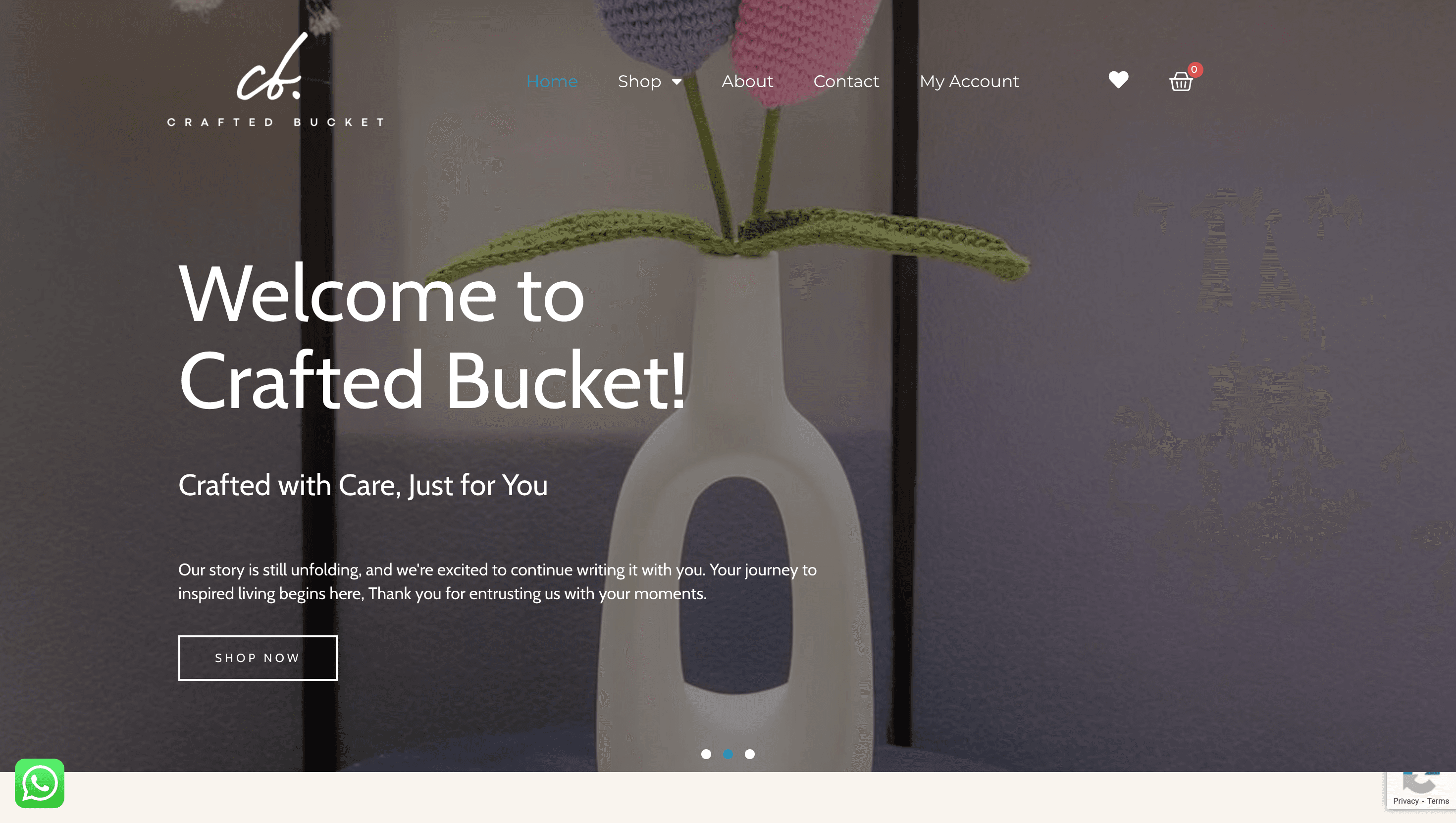 Crafted Bucket — E-commerce Platform project by Akash Muni
