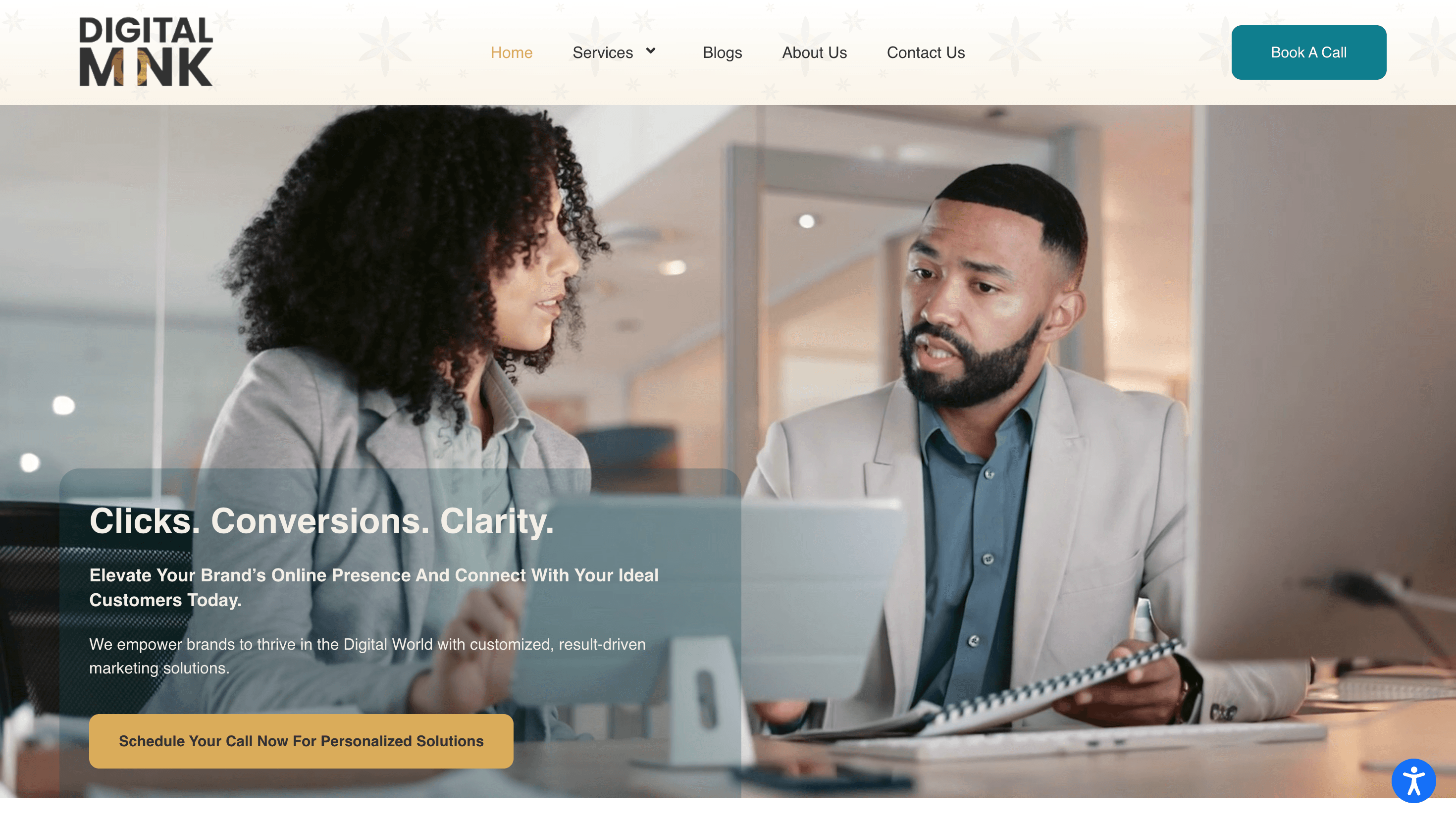 Digital Monk Marketing — Business Website project by Akash Muni