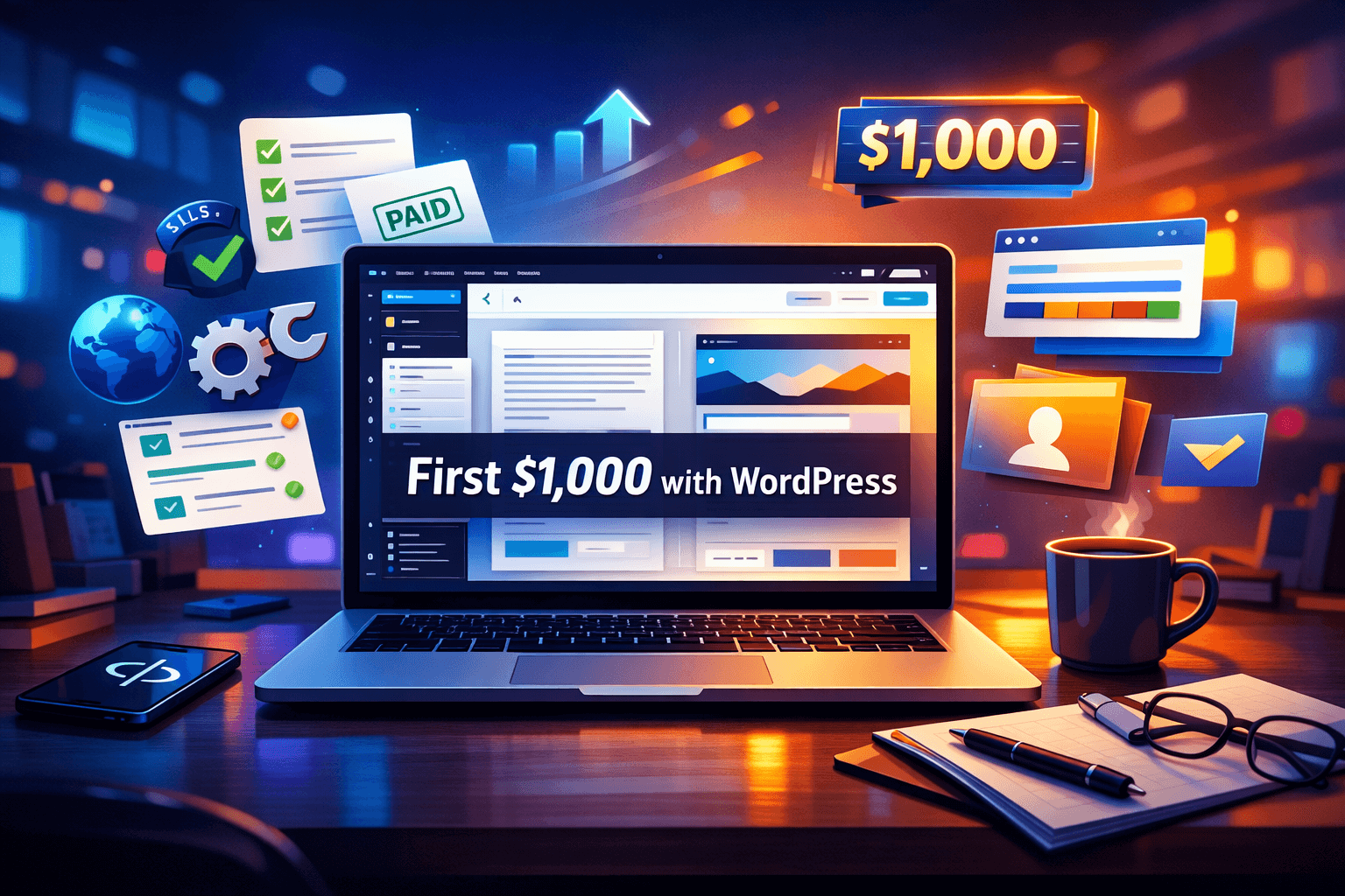 I've Built WordPress Sites for 6 Years - Here's How Beginners Actually Make Their First $1,000